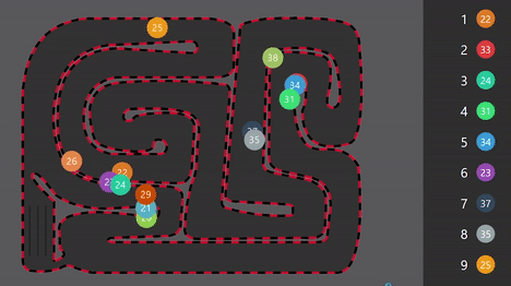 Follow the race on your screens.